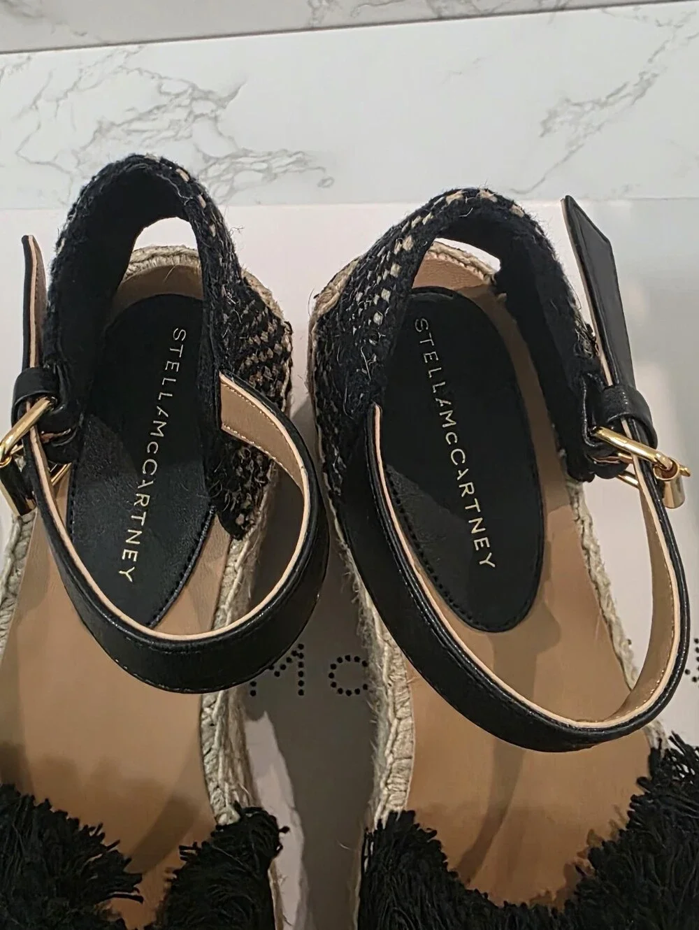 Stella McCartney Gaia platform espadrille sandals Sz 36  750$